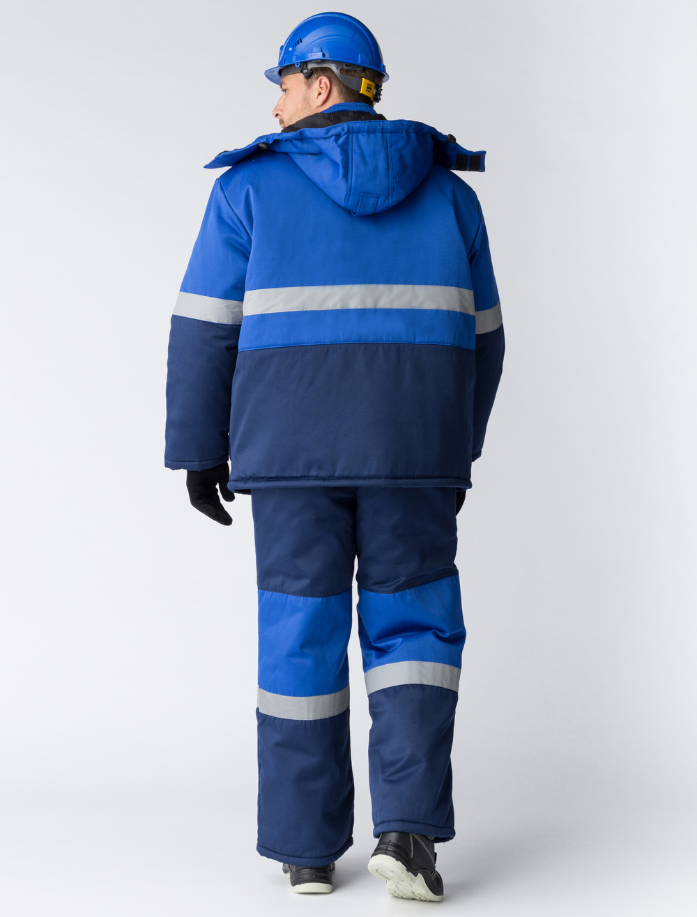 Костюм зимний Нордхард-2 СОП (тк.Смесовая,250) п/к, т.синий/васильковый - 3